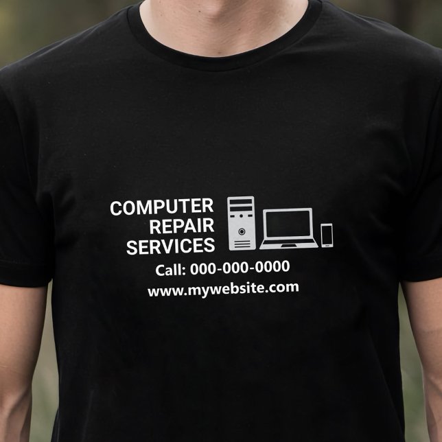 Reparation av datorer t shirt (Computer Repair Services T-Shirt)