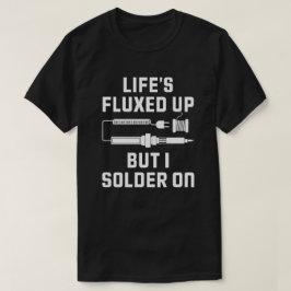 Reparation av elektronik i livets tuff t shirt