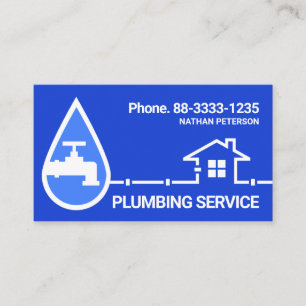 Reparation av Faucet-Vatten-tappning Visitkort