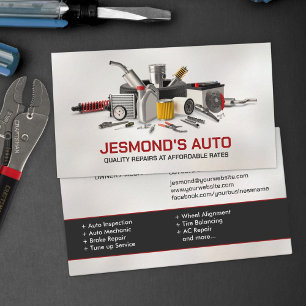 Reparation av Fordon automatiskt - mekanisk Visitkort