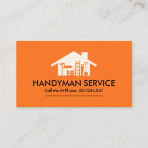 Reparation av Handyman Verktyg Visitkort