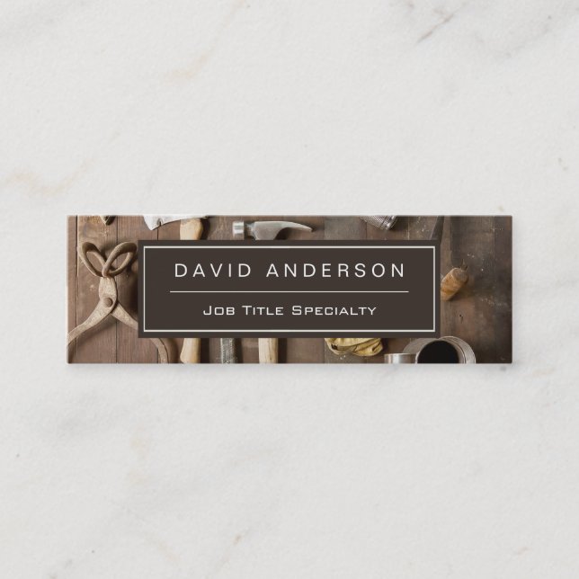 Reparation av handymannens hemmabruk mini visitkort (Framsida)