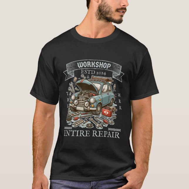 Reparation av hela verkstaden t shirt (Framsida)