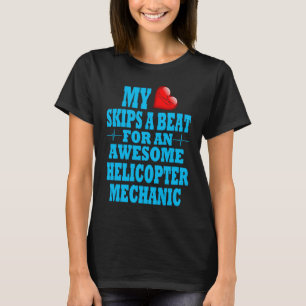 Reparation av Helicopter Mechanic Valentine Diesel T Shirt