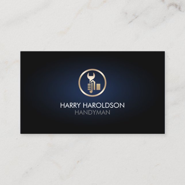 Reparation av hemreparationshus för handyman visitkort (Framsida)