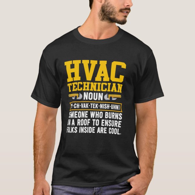 Reparation av HVAC Teknisk definitionsteknik för H T Shirt (Framsida)