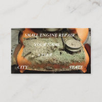 Reparation av liten motor, Affärskort