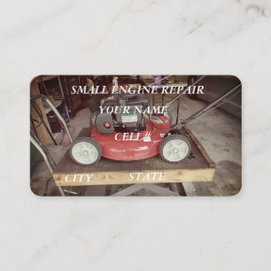 Reparation av liten motor visitkort