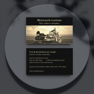 Reparation av motorcykelmotorcykelverkets biker visitkort