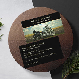 Reparation av motorcykelmotorcykelverkets biker visitkort