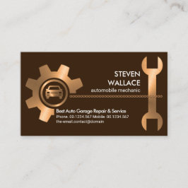 Reparation av motorcykelns raketspannern visitkort