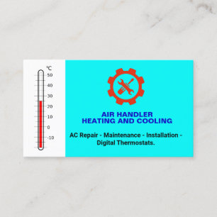 Reparation av personlig, värmekylning, HVAC Visitkort