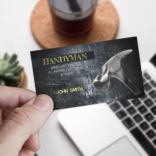 Reparation av professionellens Handyman Visitkort