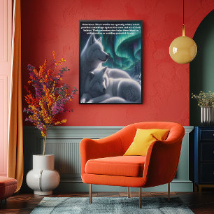 Reparation av Varger med etheral Bond White Poster