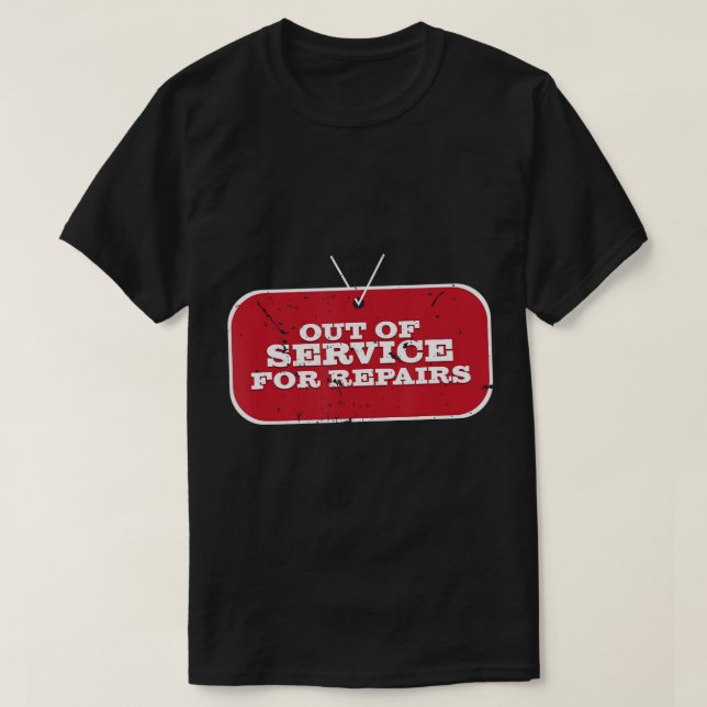 Reparation efter driftstopp Knöre för höftskuldsme T Shirt (Design framsida)
