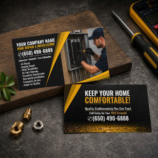 Reparation och installation av HVAC Visitkort