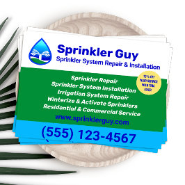 Reparation och installation av Sprinkler Flygblad