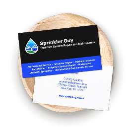 Reparation och installation av Sprinkler Visitkort