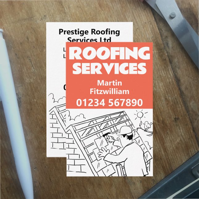 Reparation och takmontering av Tak Visitkort (Skapare uppladdad)