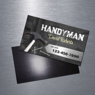 Reparation och underhåll av handymannens Professio Magnetiska Visitkort