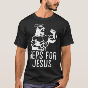 Reparationer för Jesus Muscular Swole Big Jesus Fu T Shirt