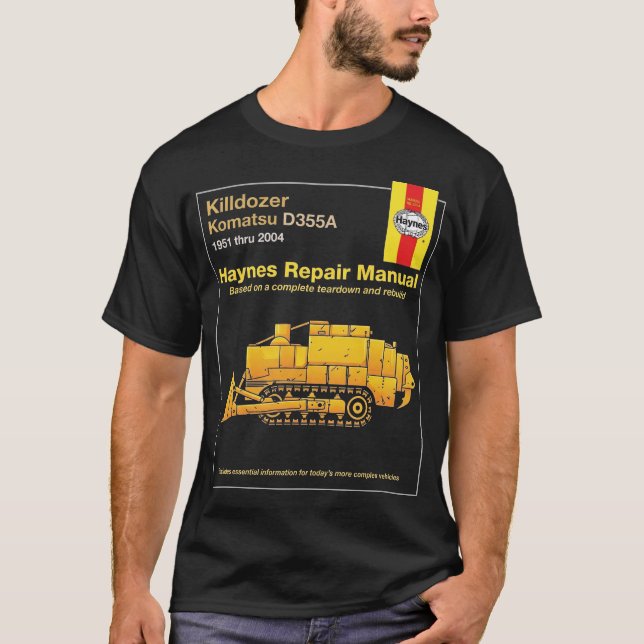 Reparationshandbok för Killdozer T Shirt (Framsida)