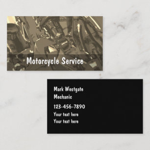 Reparationsmekanism för motorcykel visitkort
