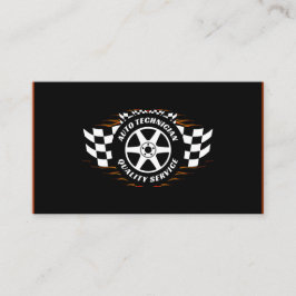 Reparationsservice för bilmekaniker för automatisk visitkort