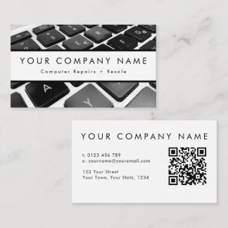 Reparationstekniker för bärbara datorer visitkort