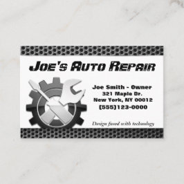Reparationstjänst för automatisk motorreparation a visitkort