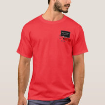 Reparationstjänst för datortekniker Red T-shirt