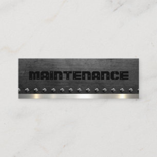 Reparationstjänst för Handyman Steel Metall Mini Visitkort