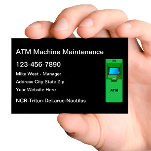 Reparationstjänster för ATM Maskin Visitkort