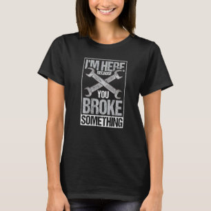 Reparatör för Pappa, proud Machinist Car Mechanics T Shirt