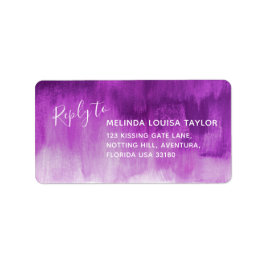 Reparera abstrakt art bröllop adressetiketter