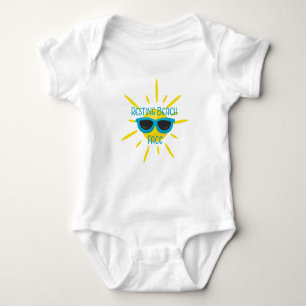Reparera Beach Ansikte Funny Sol med solglasögon T Shirt