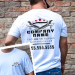 Reparera Coola med automatisk Logotyp för professi T Shirt<br><div class="desc">Visa ditt företag för automatisk reparation med Professionellen Reparera Coola Red Logotyp Mechanic T-Shirt, designat för att göra ett fet påstående. Den här högkvalitativa garantin har en slående röd färg som uppmärksammar och ser till att ditt team klarar sig. På framsidan och baksidan av skjortan står en logotyp för professionellen,...</div>