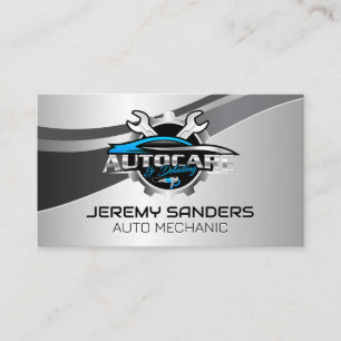 Reparera Logotyp automatiskt Wrenches Visitkort