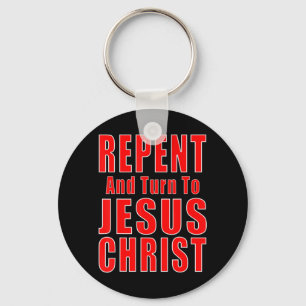 Reparera och tro på Jesus Kristus Christian Evange Nyckelring