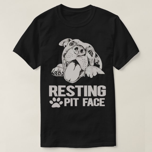 Reparera Pit Ansikte T Shirt (Design framsida)