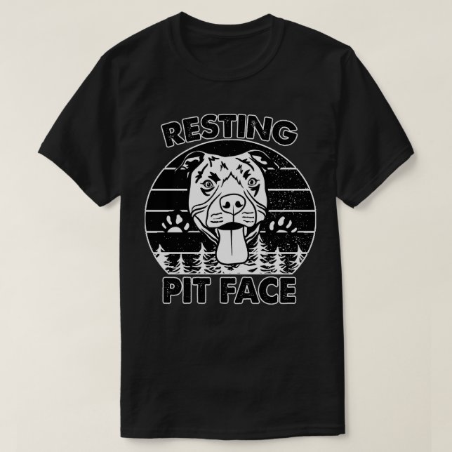 Reparera Pit Ansikte T Shirt (Design framsida)