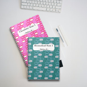 Reparera Rosa av College Stationery - anpassa Anteckningsbok