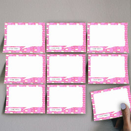 Reparera Rosa av College Stationery - anpassa Post-it Block