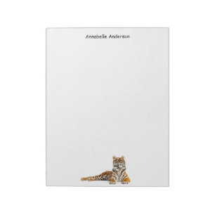 Reparera tigeranpassning anteckningsblock