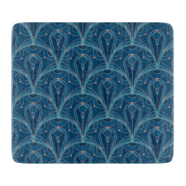 Repeating geometric Art Deco pattern