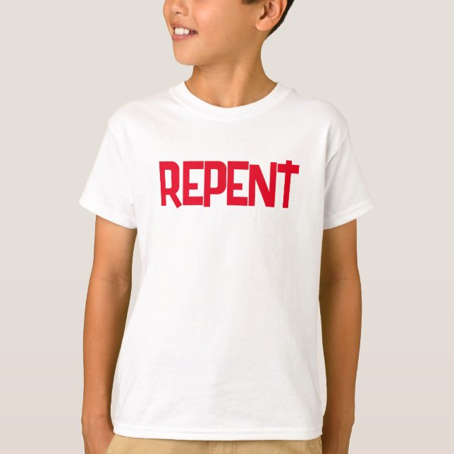 REPENT Kids' T-Shirt (Framsida)