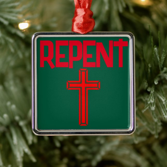 REPENT - SACRIFICE Metall Ornament (Träd)