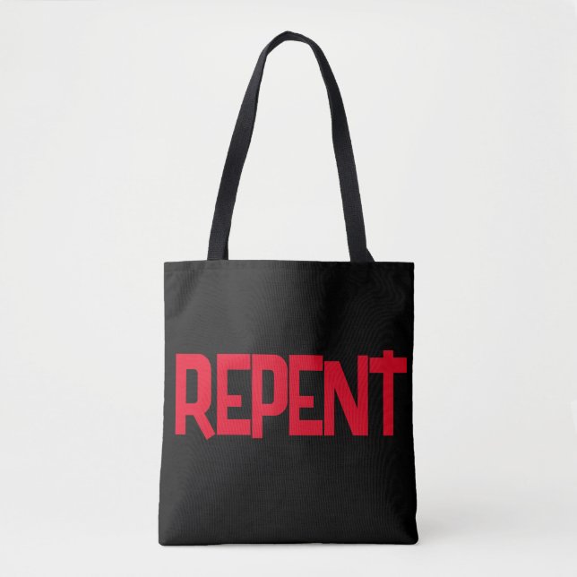 REPENT Shoulder Tote Tygkasse (Framsida)
