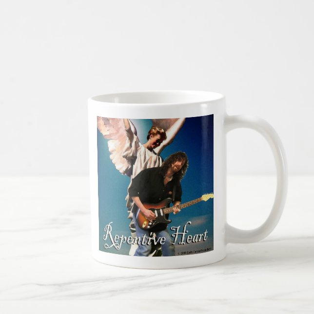 Repentive hjärta (ängelmuggen) kaffemugg (Höger)