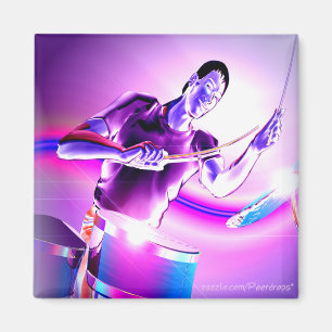 Repercussion-Lila Drummer Magnet